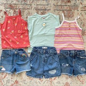 Girls summer clothes bundle